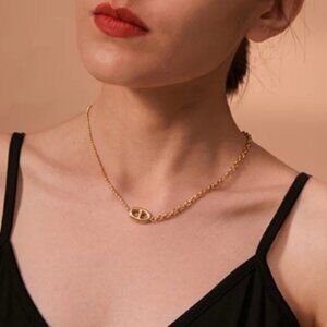 💛18K gold plated pendant necklace